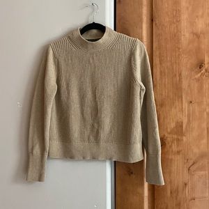Knit mock neck sweater